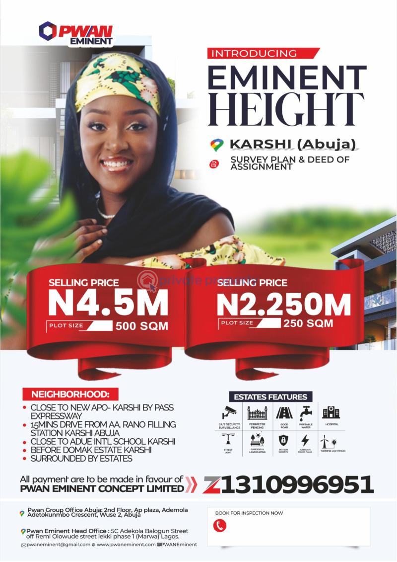 Residential Land For Sale Karshi Abuja Phase 4 
