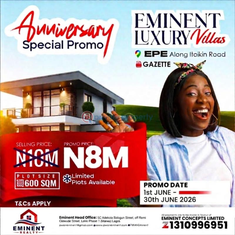 Residential Land For Sale Epe Lagos