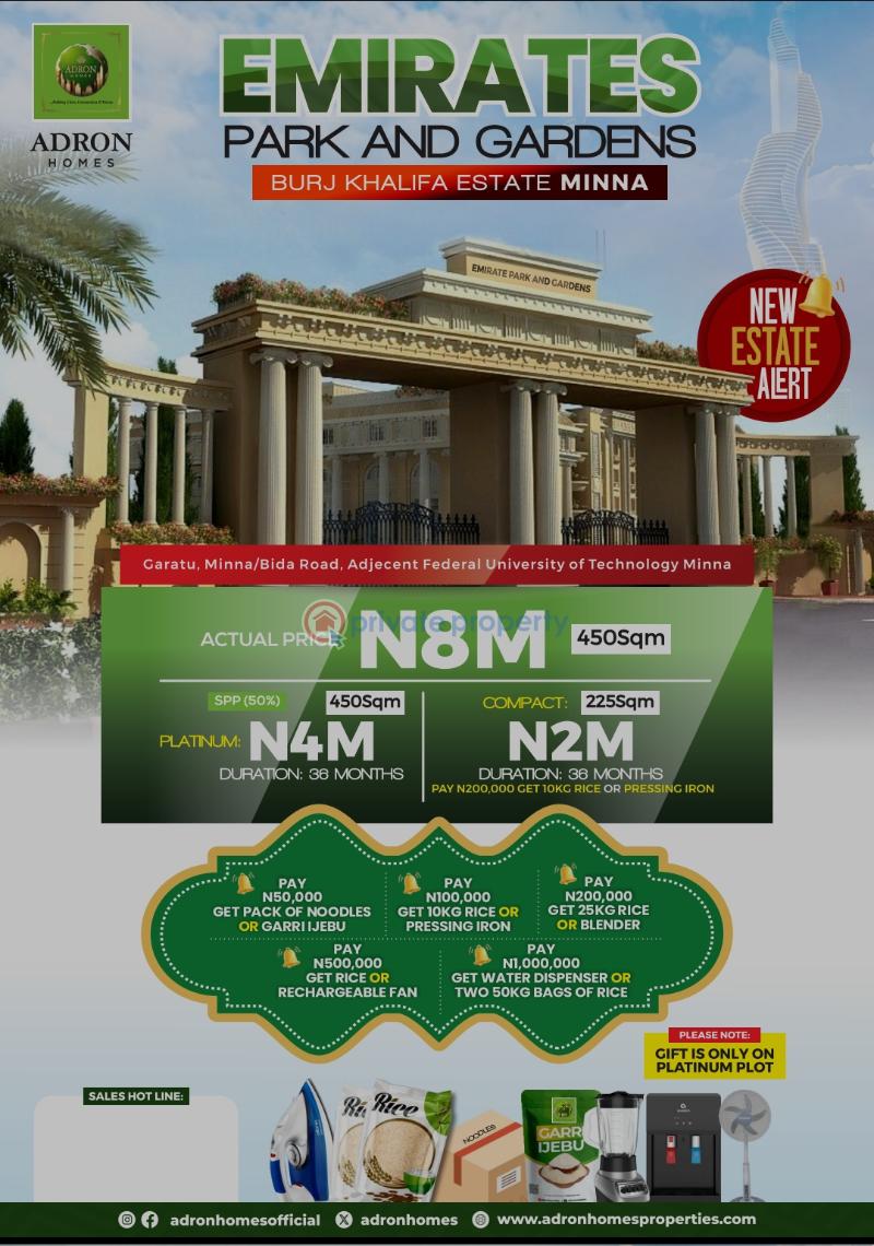 Residential Land For Sale Minna Town Just By Ghe Bida Science & Technology Institute Niger area  - 0