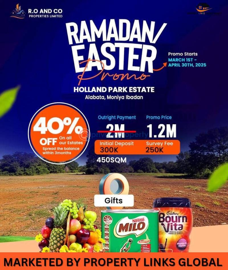 Residential Land For Sale Holland Park Estate Alaba Moniya Directly Facing Express Challenge Ibadan Oyo - 3