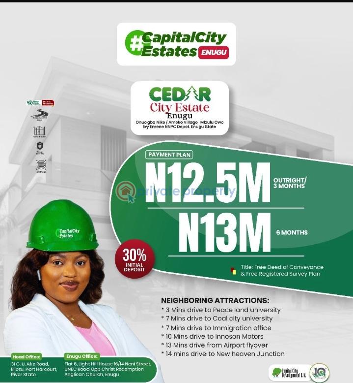 Residential Land For Sale Enugu Area 