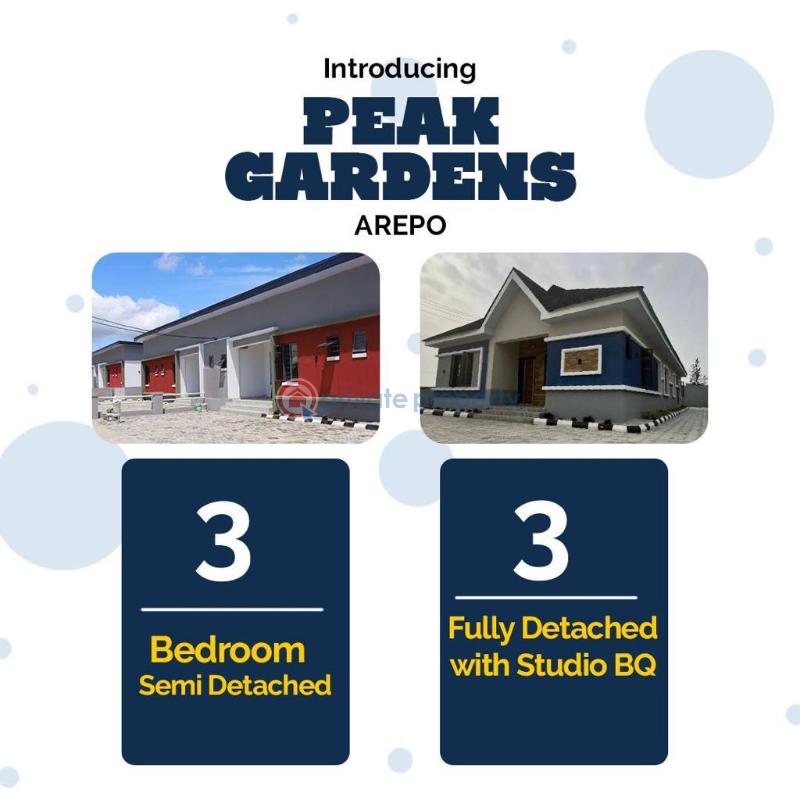 3 bedroom Terrace For Sale Peak Gardens, Arepo Lagos Extension Ogun - 1