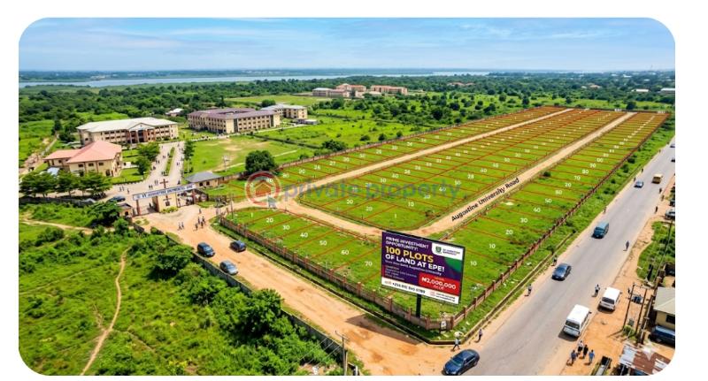 Mixed use Land For Sale Close St Augustine University Epe Epe Lagos