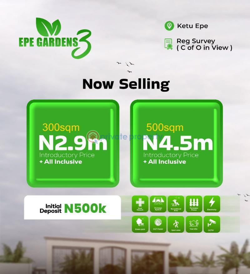 Residential Land For Sale Multi Million Dollar Firm, Epe Resort And Spa, Epe Food And Logistics Hub, Ketu Epe Roundabout Epe Lagos