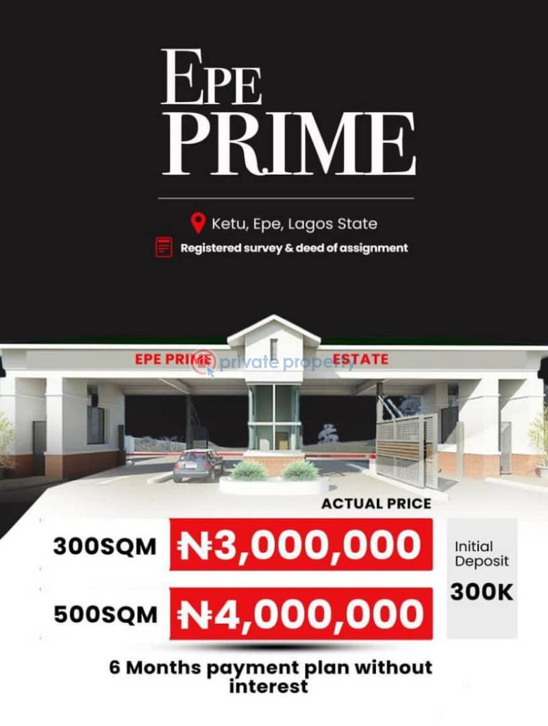 Commercial Land For Sale Epe Resort And Spa. 👉lekki Free Trade Zone 👉the Popular Alaro City 👉lekki International Airport 👉government College, Ketu Epe 👉lekki Deep Seaport Epe Lagos - 0