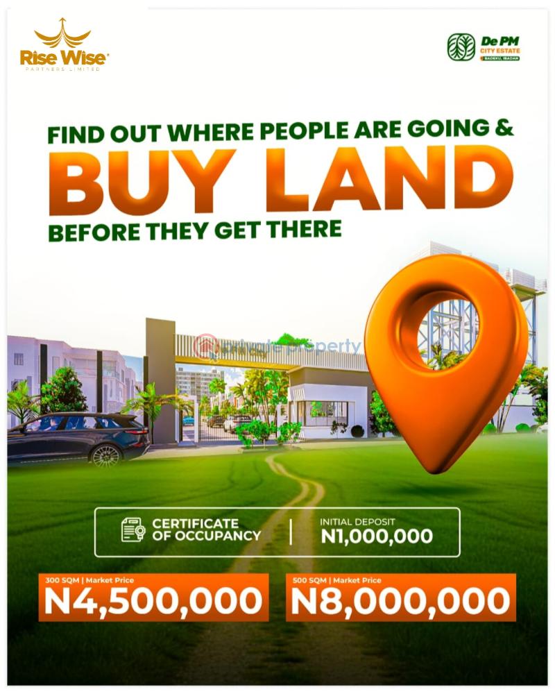 Residential Land For Sale De Pm City Estate, Badeku Ibadan Ibadan Oyo