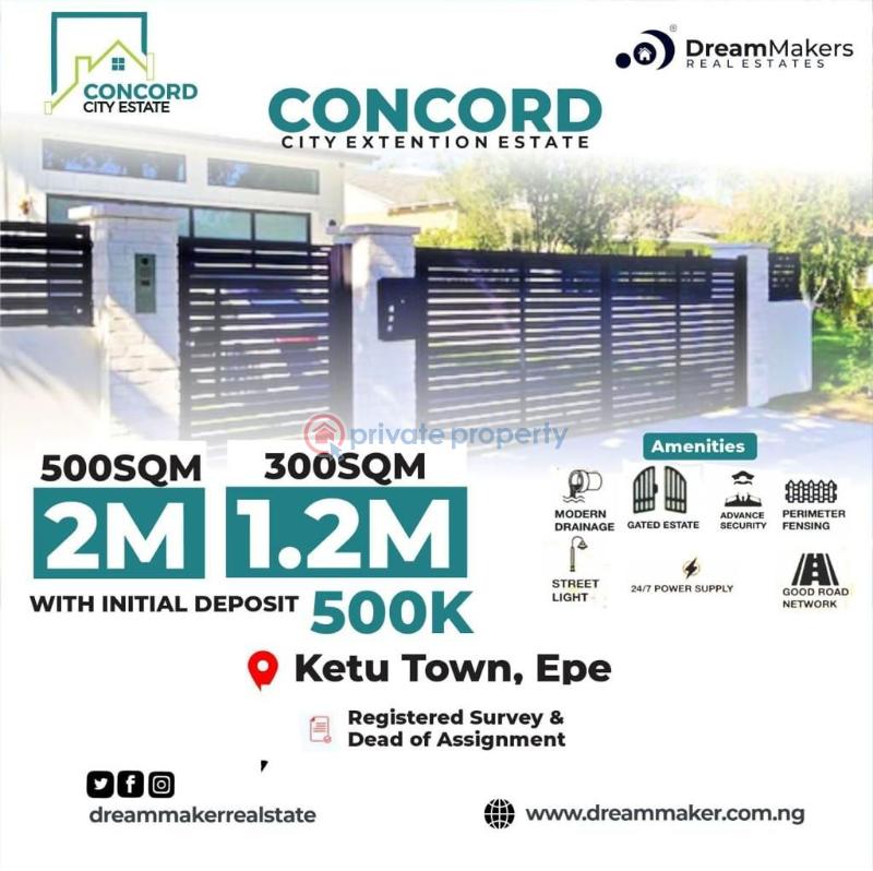 Land For Sale Landmarks St Augustine University The International Airport. Isimi Lagos Epe Resort And Spa Yabatech Epe Campus Lagos State Food And Logistics Hub. Epe Lagos - 1