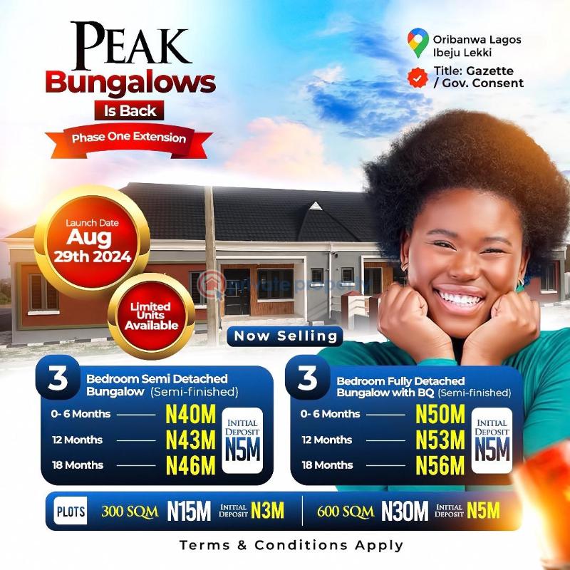 Land For Sale Ibeju Lekki Oribanwa Ibeju-Lekki Lagos - 1