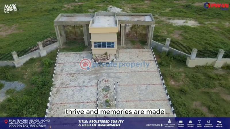 For sale: Land Max Height Estate Ota Bab Teacher Village Along Atan