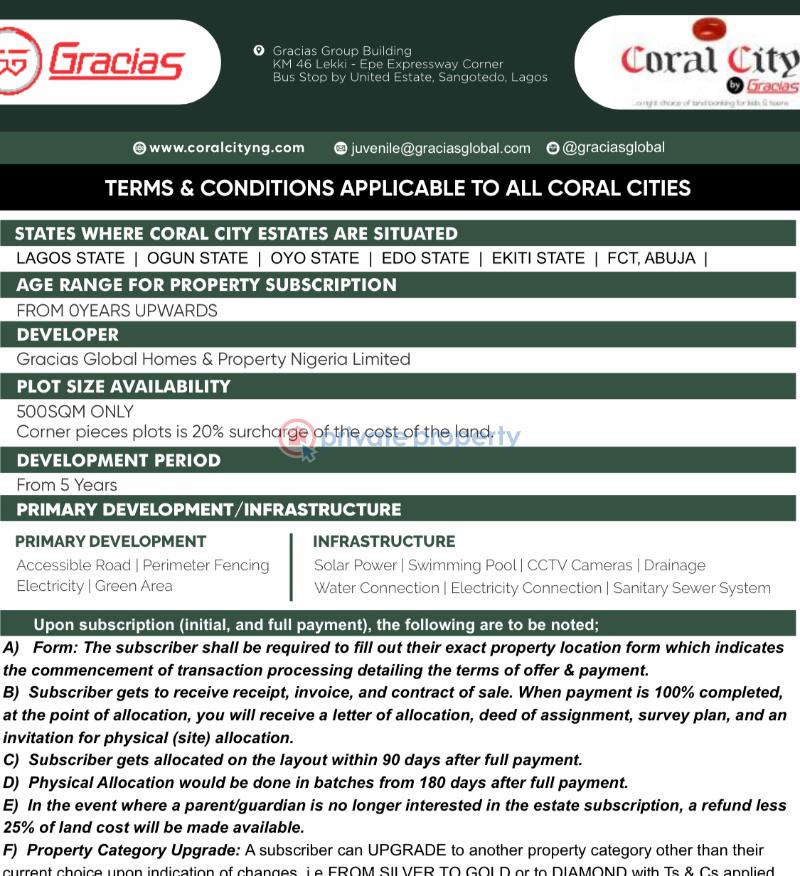 Land For Sale Neighbourhood: Micheal Otedola Housing Estate Lagos State Polvtechnic St Augustine University Yaba College Of Technology Epe Resort And Spa Lagos Island  - 1