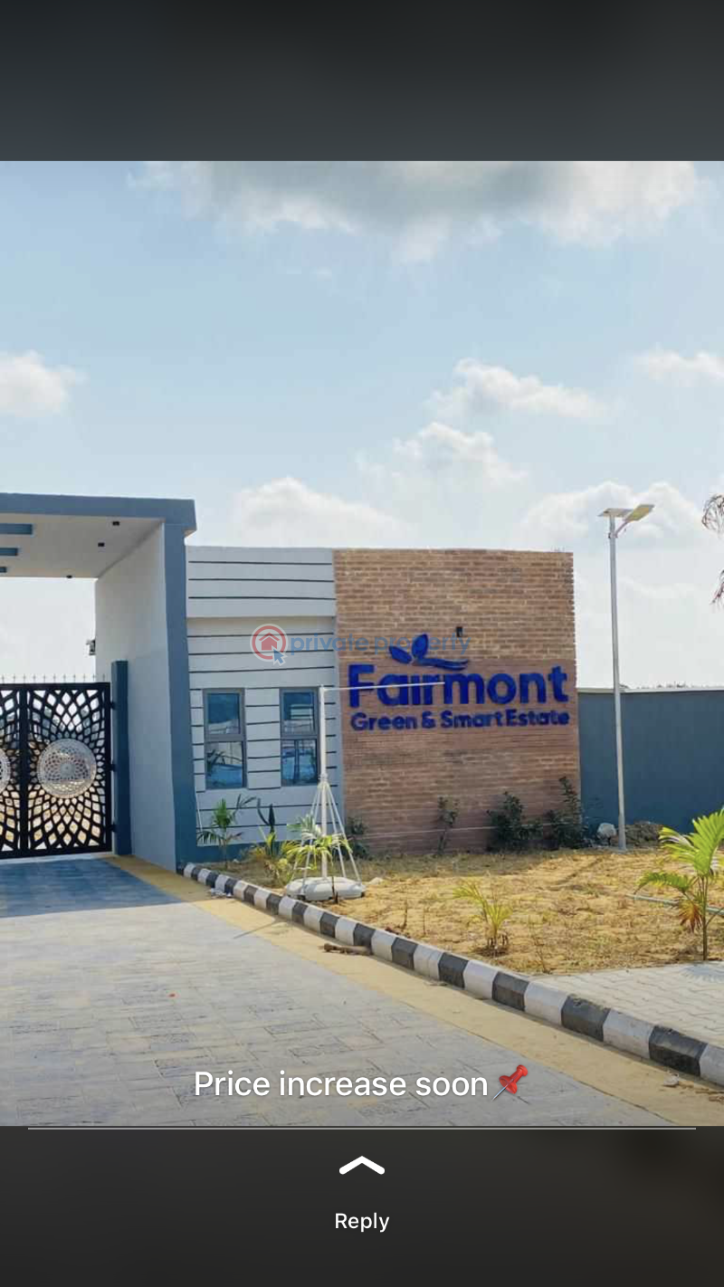 For sale Land Fairmount Green And Smart Estate Lekki Expressway Lagos