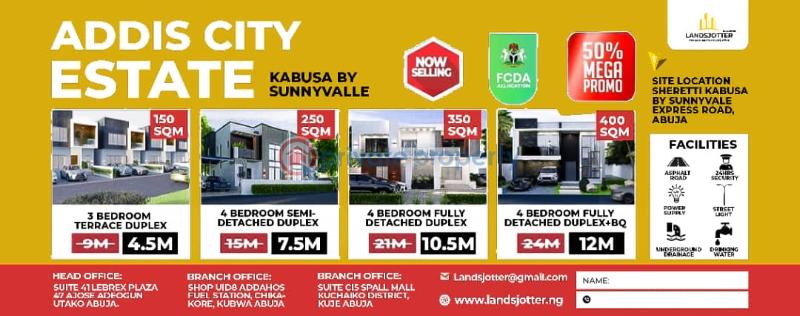 4 bedroom Residential Land For Sale After Sunnyvale Kabusa Abuja Phase 3 