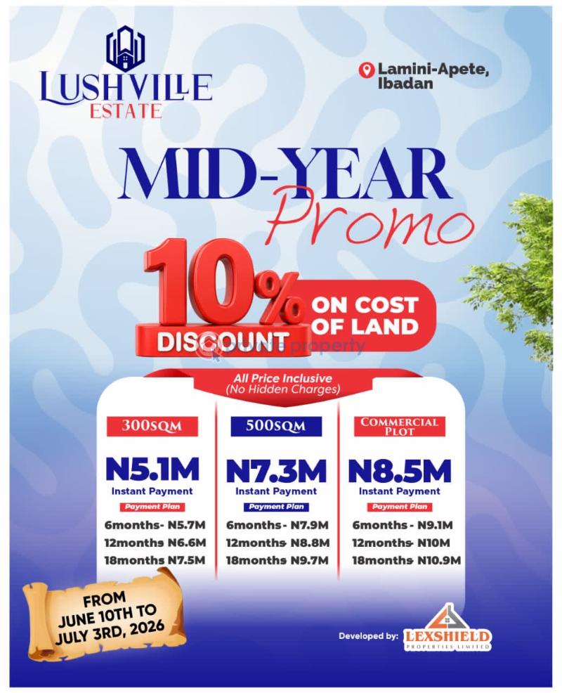 Mixed use Land For Sale Lamini Apete Ibadan Oyo - 0