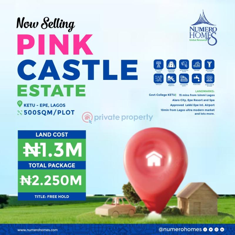 Land For Sale Pink Castle Ketu Epe Lagos Lekki Expressway Lagos (PID
