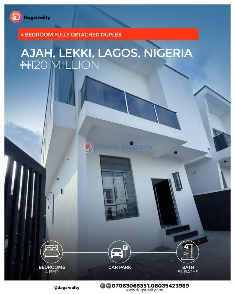 4 bedroom Detached Duplex For Sale Ajah Lagos - 0