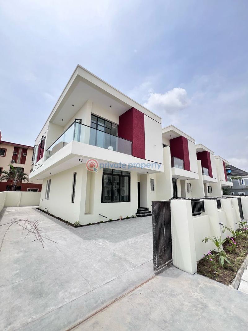 4 bedroom Terraced Duplex For Rent Golden Park Estate Sangotedo Lagos - 0
