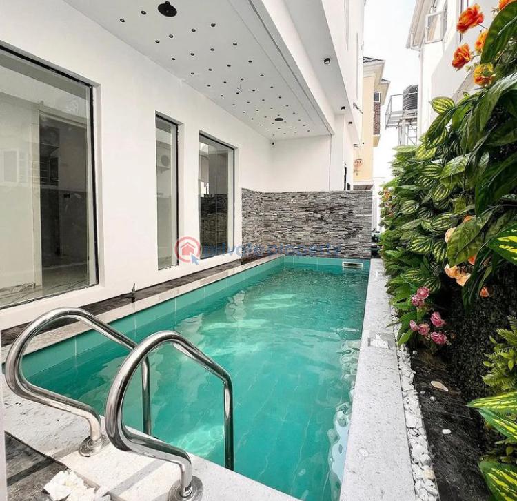 Executive luxury 5 bedroom duplex with swimming pool and bq - 9 5 bedroom Duplex For Sale 2nd Toll Gate Off Chevron Lekki Lagos - 9