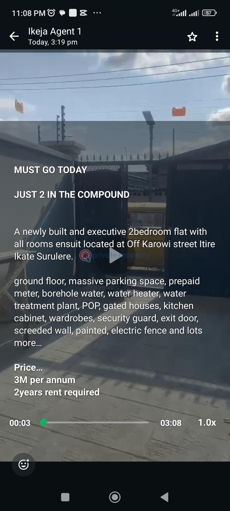 2 bedroom Block Of Flats For Rent Off Karowi Street,.itire Ikate Surulere Itire-Ikate Surulere Lagos - 0