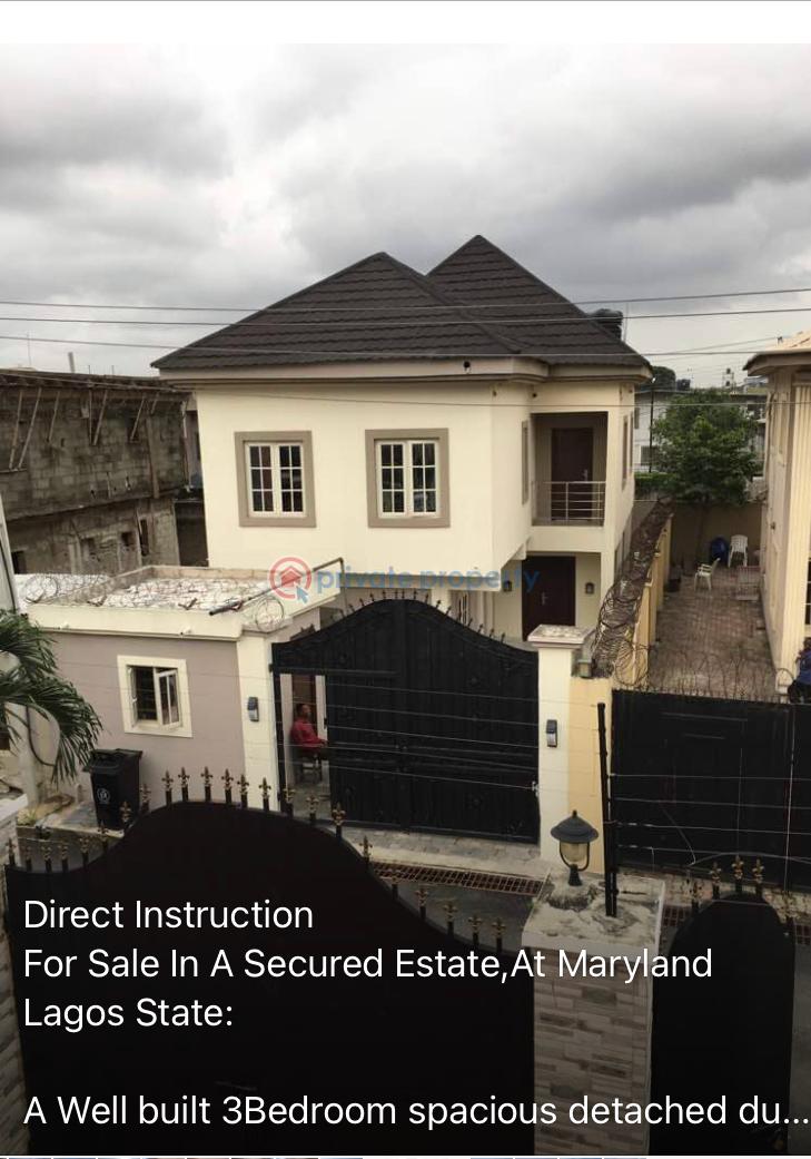 3 bedroom Detached Duplex For Sale Maryland Estate Ikeja Maryland Ikeja Lagos - 0