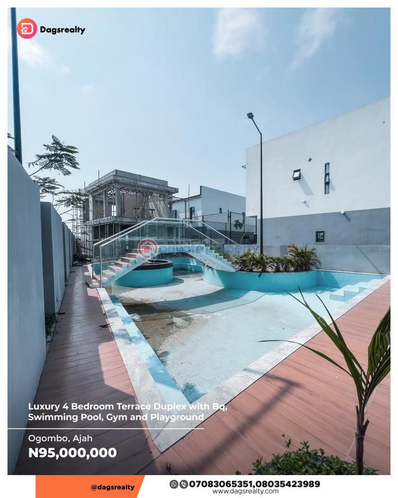 Executive styled 4 bedroom duplex in a family friendly estate - 9 4 bedroom Terraced Duplex For Sale Ogombo Road Ogombo Ajah Lagos - 9