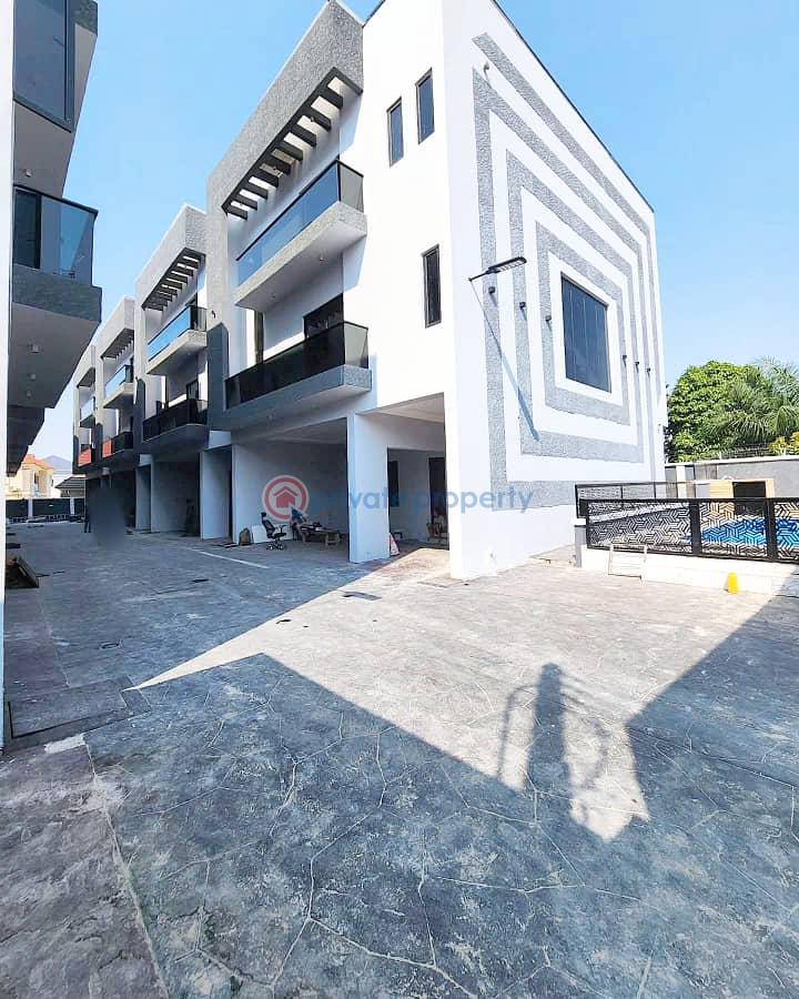 Executive,well built 4-bedroom terrace duplex with bq for  sale - 0 4 bedroom Terraced Duplex For Sale Ologolo Lekki Lagos - 0