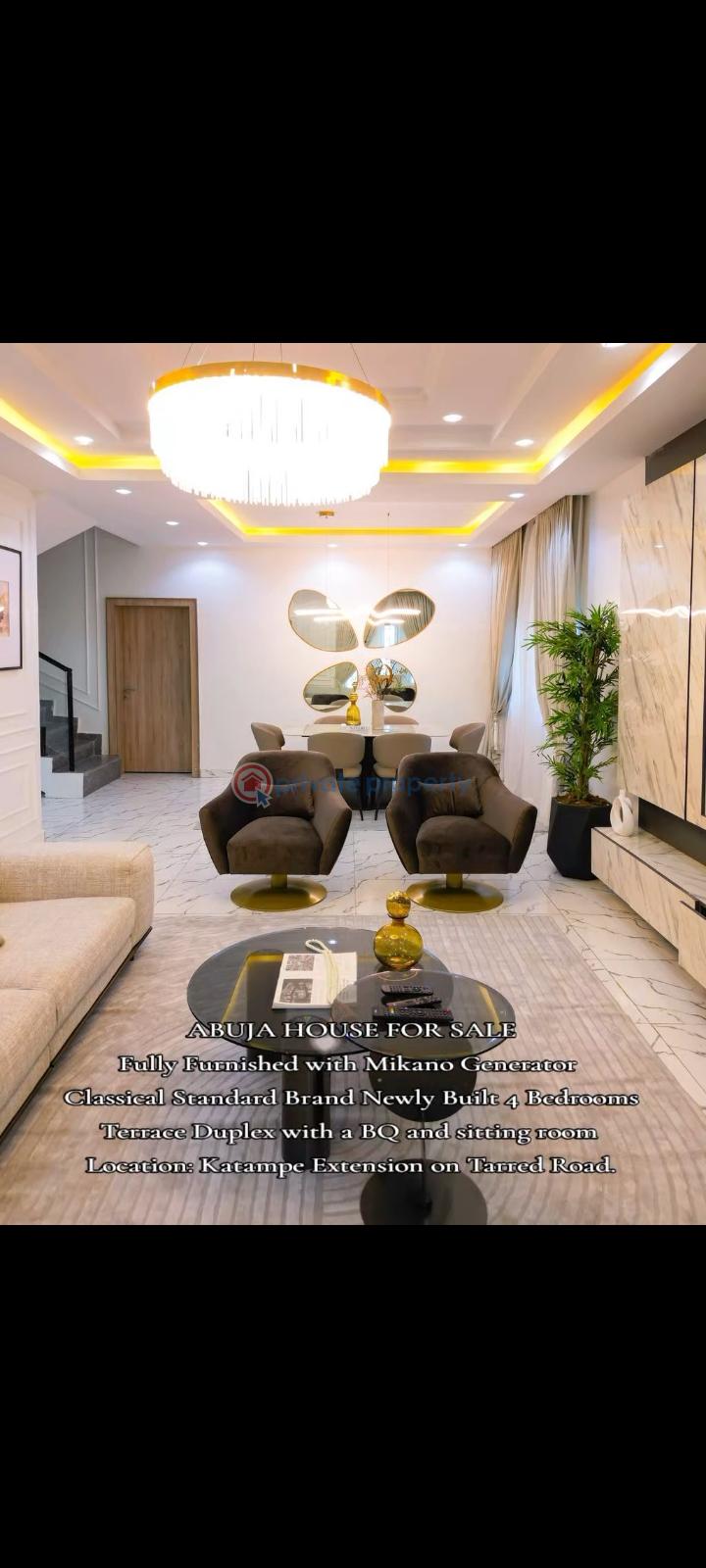 4 bedroom Terrace For Sale Katampe Ext. Abuja Phase 2  - 0