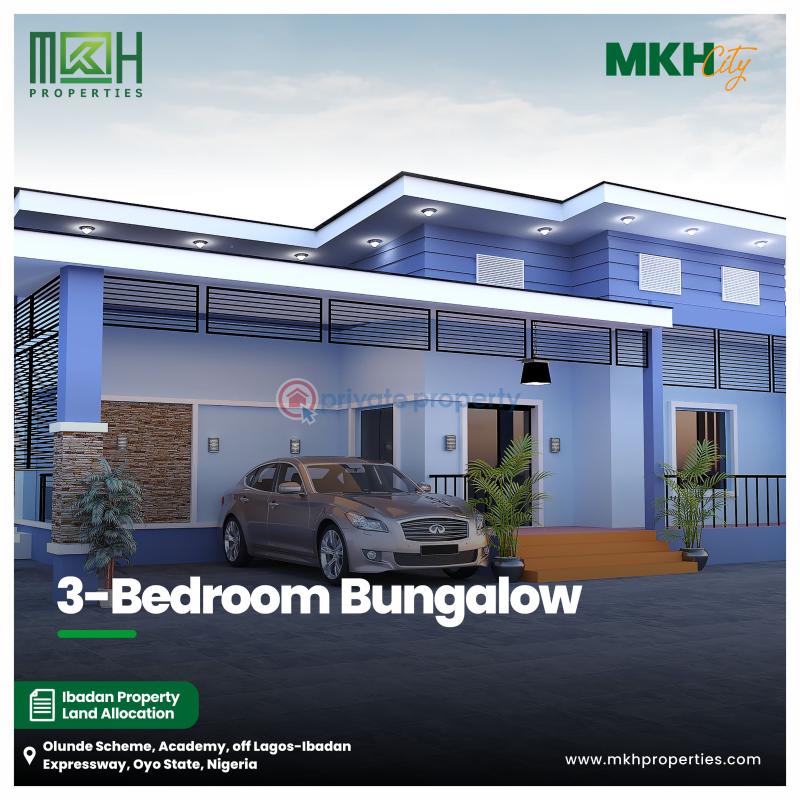 3 bedroom Bungalow For Sale Olunde Scheme Academy Off Lagos Ibadan Expressway Iwo Road Ibadan Oyo - 1