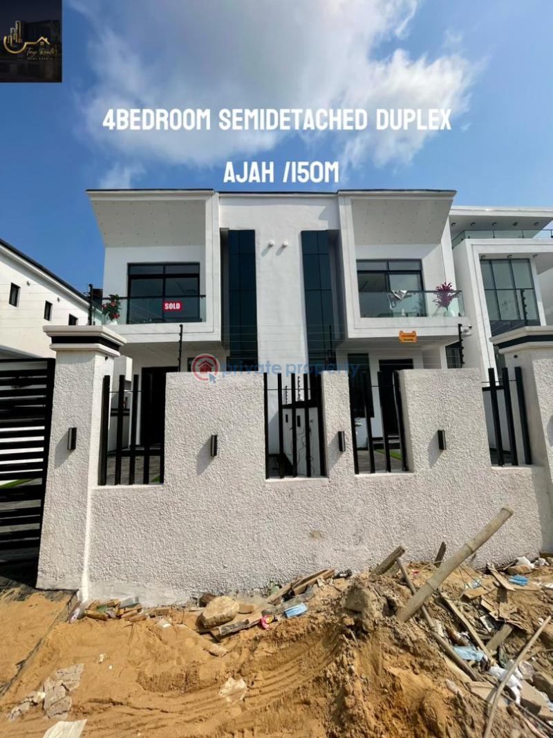 4 bedroom Semi detached Duplex For Sale Ajah Lekki Phase 2 Lagos - 0