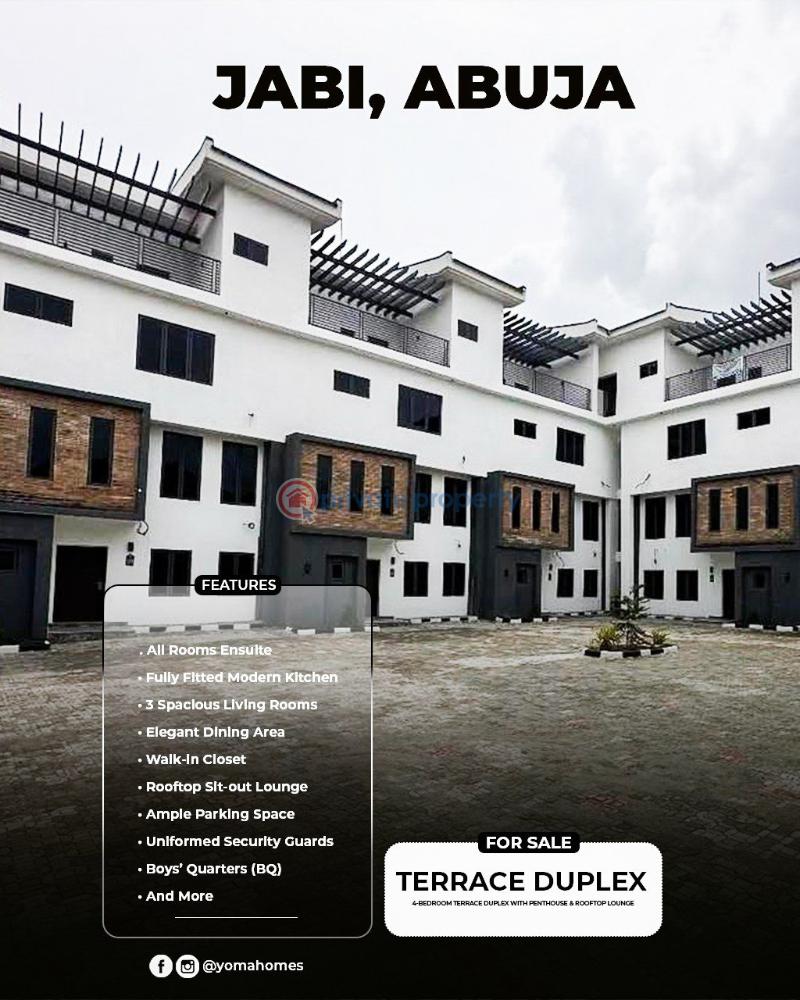 4 bedroom Terraced Duplex For Sale Jabi, Abuja Jabi Abuja Phase 2  - 8