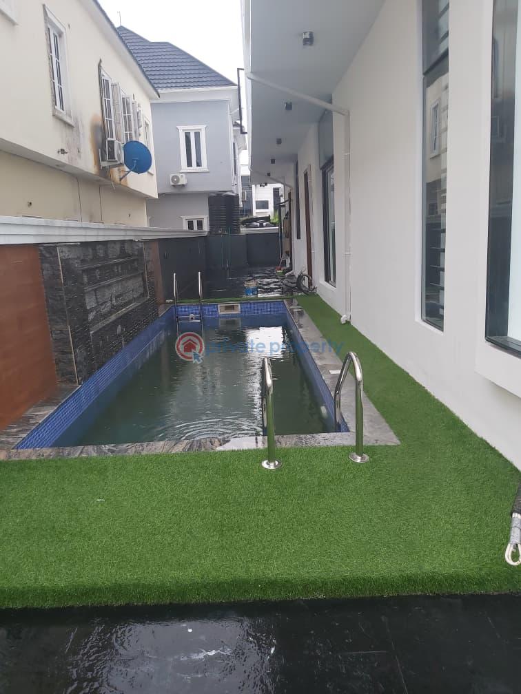 Exquisite 5 bedroom duplex with bq pool gym cinema - 6 5 bedroom Detached Duplex For Sale Mega Mound Lekky County Lekki Phase 2 Lagos - 6
