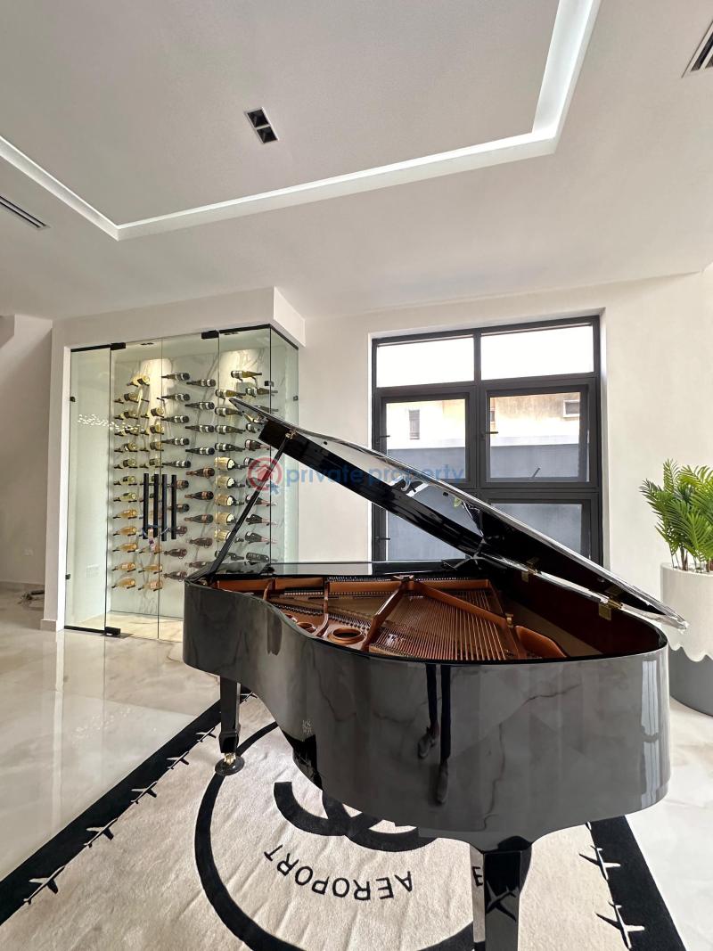 Exquisite 5 bedroom fully detached smart home with bq, swimming pool, cinema - 3 5 bedroom Detached Duplex For Rent Ikoyi Lagos - 3