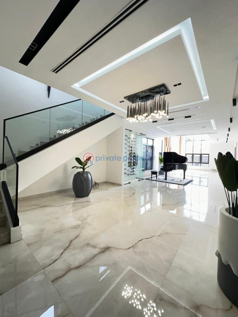 Exquisite 5 bedroom fully detached smart home with bq, swimming pool, cinema - 4 5 bedroom Detached Duplex For Rent Ikoyi Lagos - 4
