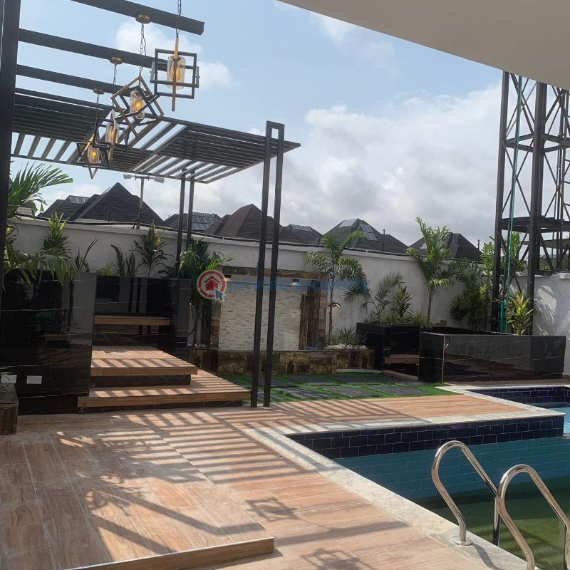 Exquisite 6 bedroom detached duplex bq gym cinema pool - 12 6 bedroom Detached Duplex For Sale Hampton Lake Estate Chevron Lekki Phase 2 Lagos - 12