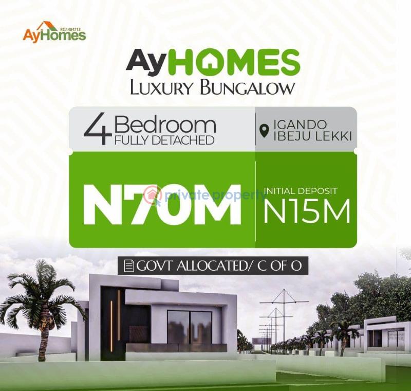 4 bedroom Detached Bungalow For Sale Ay Homes Luxury Bungalow Igando Ibeju-Lekki Lagos - 6