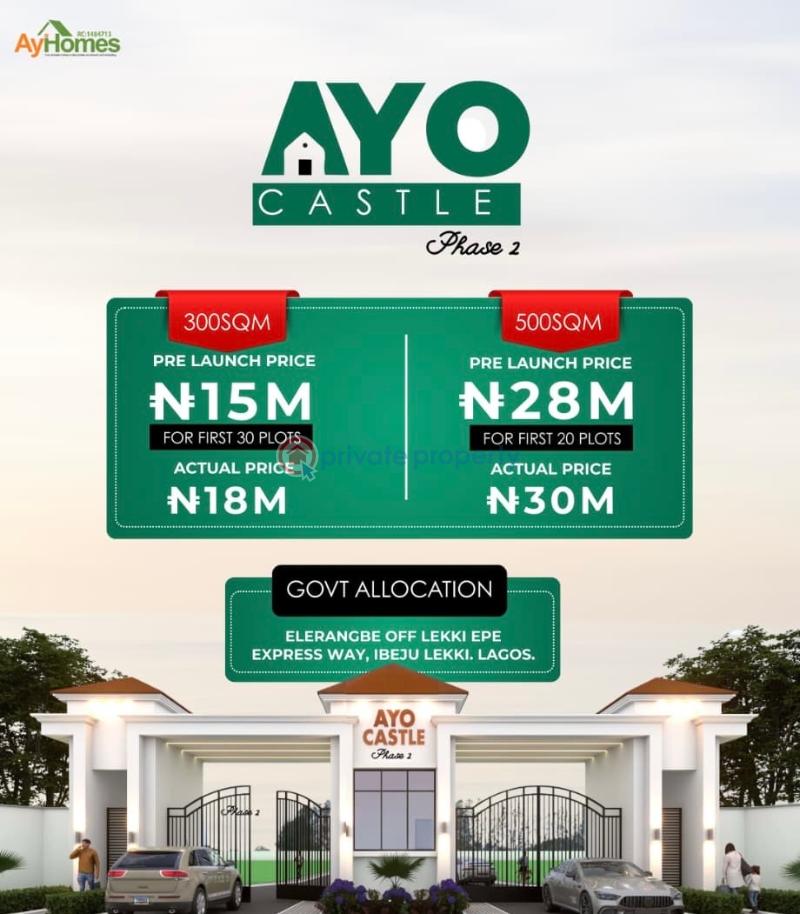 Residential Land For Sale Elerangbe, Off Lekki Epe Expressway, Ibeju Lekki, Lagos Ibeju-Lekki Lagos - 0