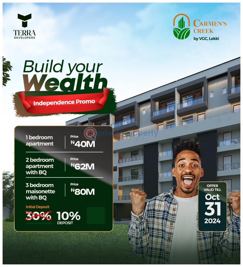 1 bedroom Self Contain For Sale Vgc Estate • Mega Chicken Ikota • Russell International Sch * Lekki Conservation Centre * Northwest Filling Station Lekki Lagos