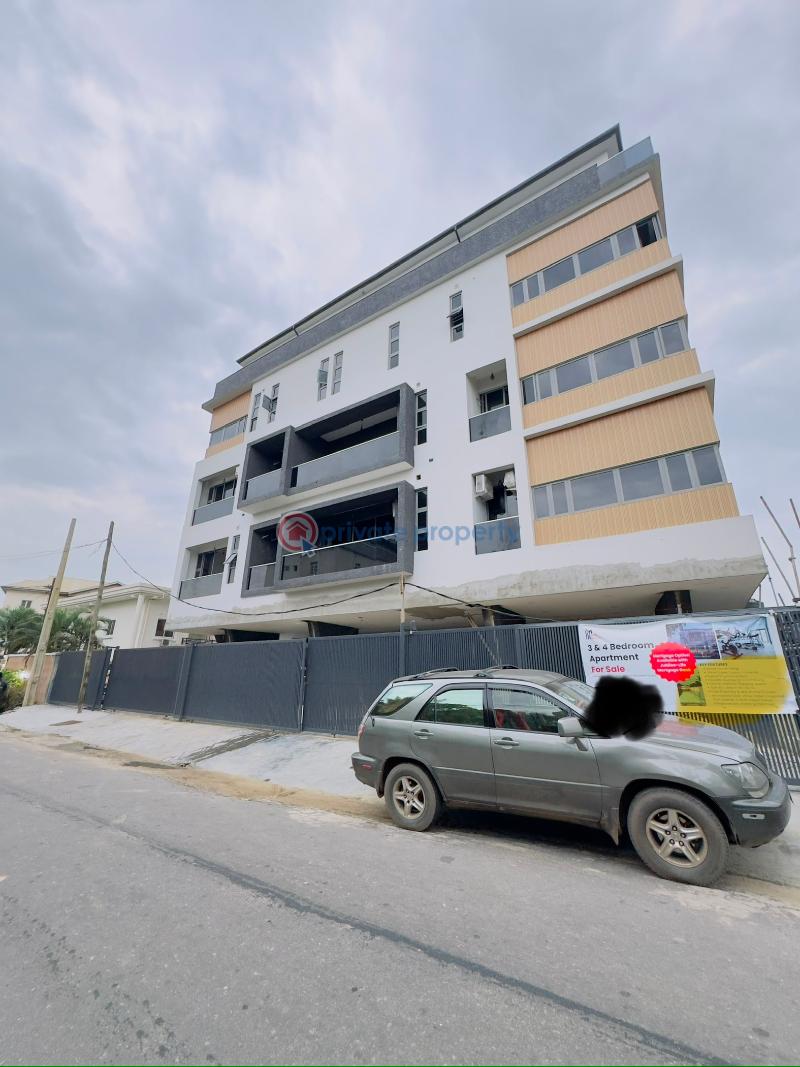 3 bedroom Block Of Flats For Sale Exquisitely Built 3 And 4 Bedroom Apartment And Penthouse With Bq, Pool, Gym And Elevator, Shonibare Estate Shonibare Estate Maryland Lagos - 0