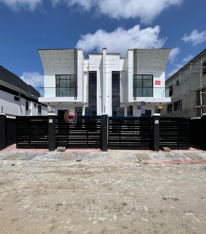Exquisitely built 4 bedroom semi detached duplex with bq. - 1 4 bedroom Semi detached Duplex For Sale Ikota Lekki Lagos - 1