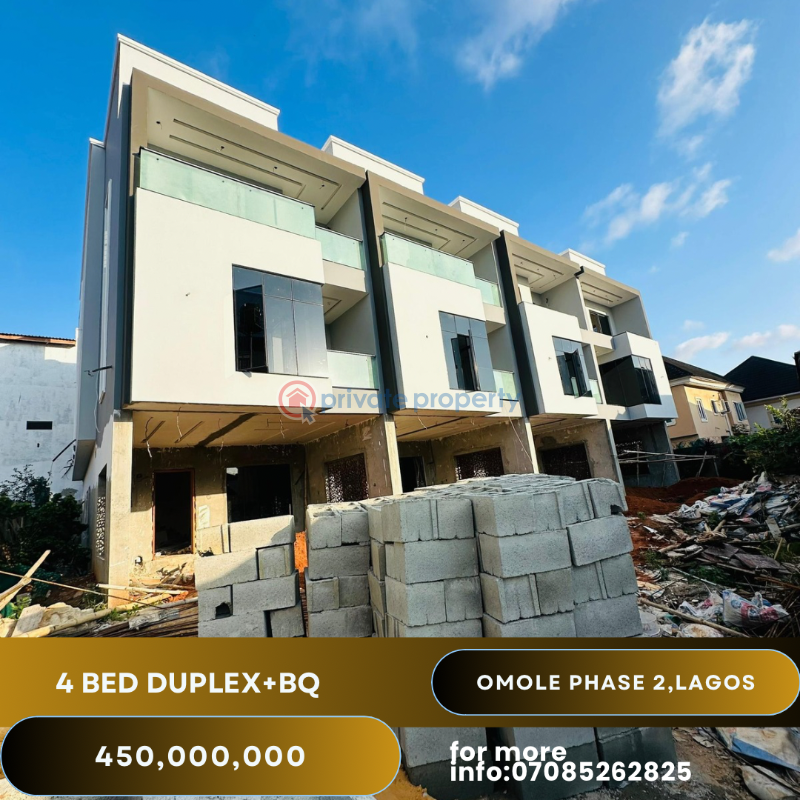 5 bedroom Terraced Duplex For Sale Omole Phase 2 Ojodu Lagos - 0