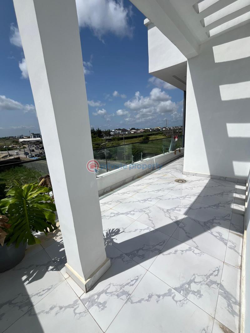 Exquisitely built 5 bedroom fully detached duplex with cinema,elevator ,swimming pool and bq - 7 5 bedroom Detached Duplex For Sale Osapa London Lekki Lagos - 7
