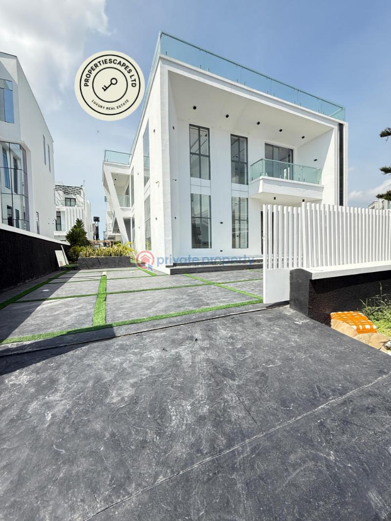 Exquisitely built 5 bedroom fully detached duplex with cinema, rooftop terrace ,swimming pool and bq - 0 5 bedroom Detached Duplex For Sale Osapa London Lekki Lagos - 0
