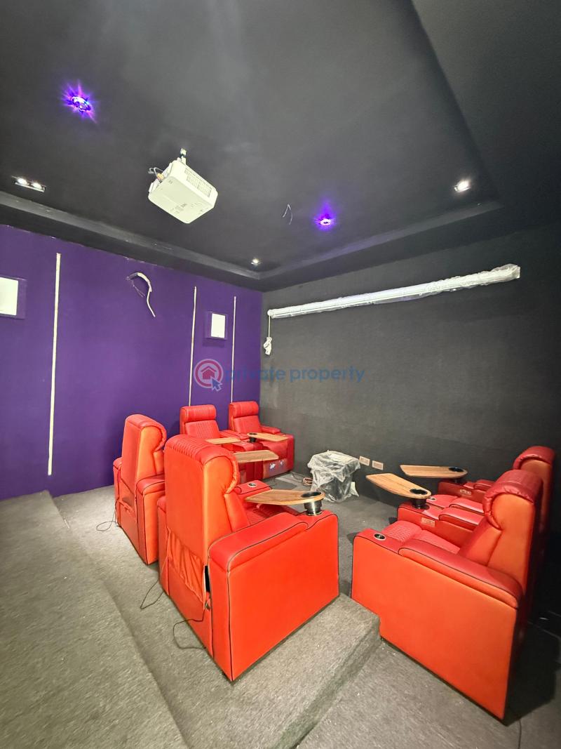 Exquisitely built 5 bedroom fully detached duplex with cinema, rooftop terrace ,swimming pool and bq - 5 5 bedroom Detached Duplex For Sale Osapa London Lekki Lagos - 5