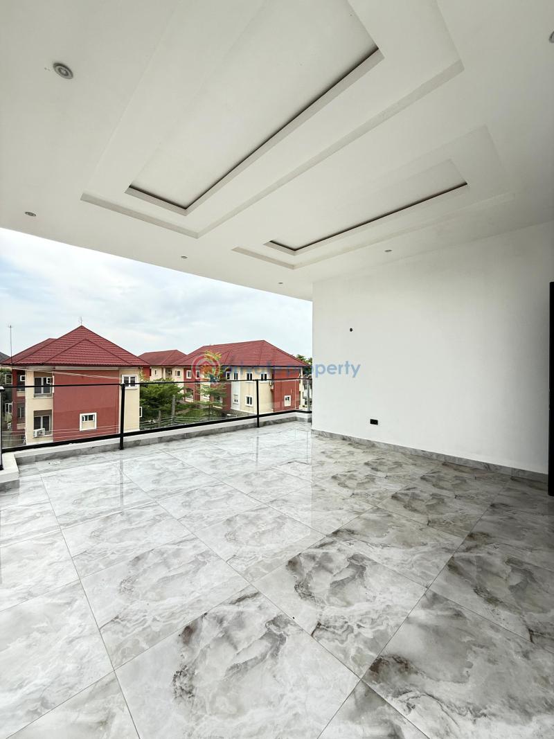 Exquisitely built 5 bedroom fully detached duplex with swimming pool cinema rooftop terrace and bq - 8 5 bedroom House For Sale Osapa London Lekki Lagos - 8