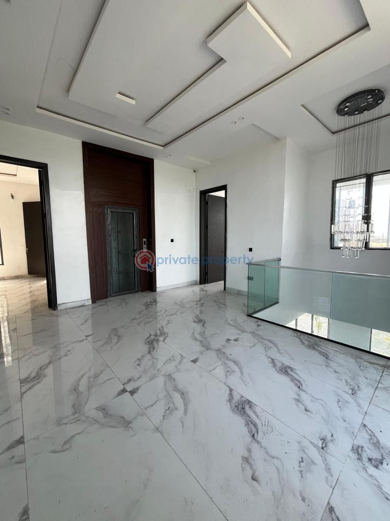 Exquisitely built 5 bedroom fully detached duplex with cinema,elevator ,swimming pool and bq - 3 5 bedroom Detached Duplex For Sale Osapa London Lekki Lagos - 3