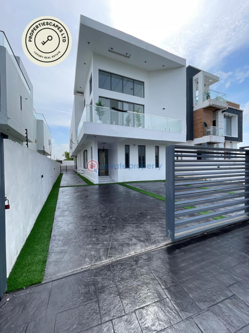 Exquisitely built 5 bedroom fully detached duplex with swimming pool... - 0 5 bedroom Detached Duplex For Sale Osapa London Lekki Lagos - 0