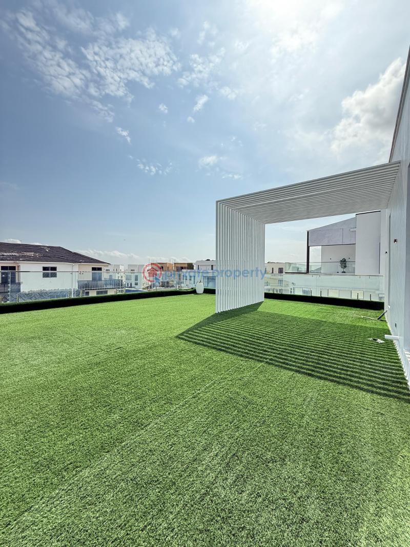 Exquisitely built 5 bedroom fully detached duplex with cinema, rooftop terrace ,swimming pool and bq - 9 5 bedroom Detached Duplex For Sale Osapa London Lekki Lagos - 9