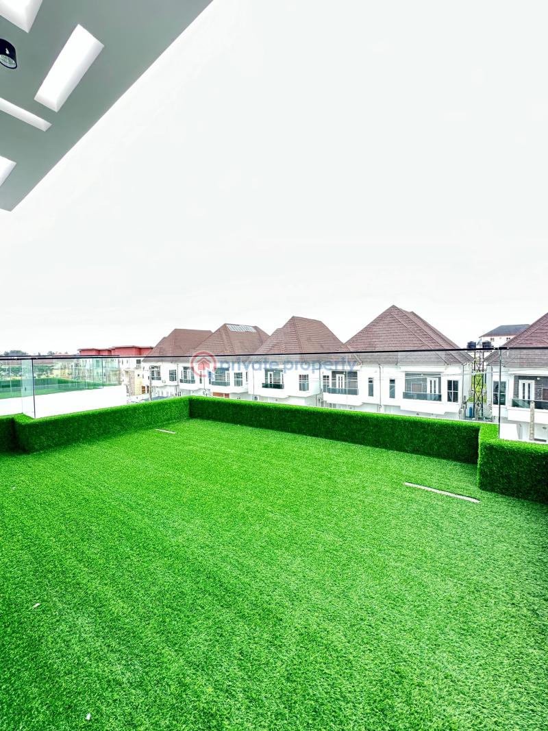 Exquisitely built 5 bedroom fully detached duplex with rooftop terrace ,swimming pool and bq - 9 5 bedroom Detached Duplex For Sale Osapa London Lekki Lagos - 9