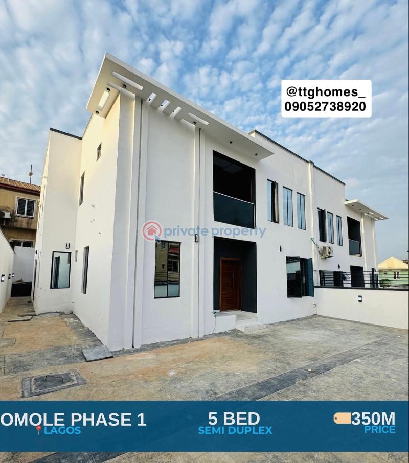 5 bedroom Semi detached Duplex For Sale Omole Phase 1 Ojodu Lagos - 0