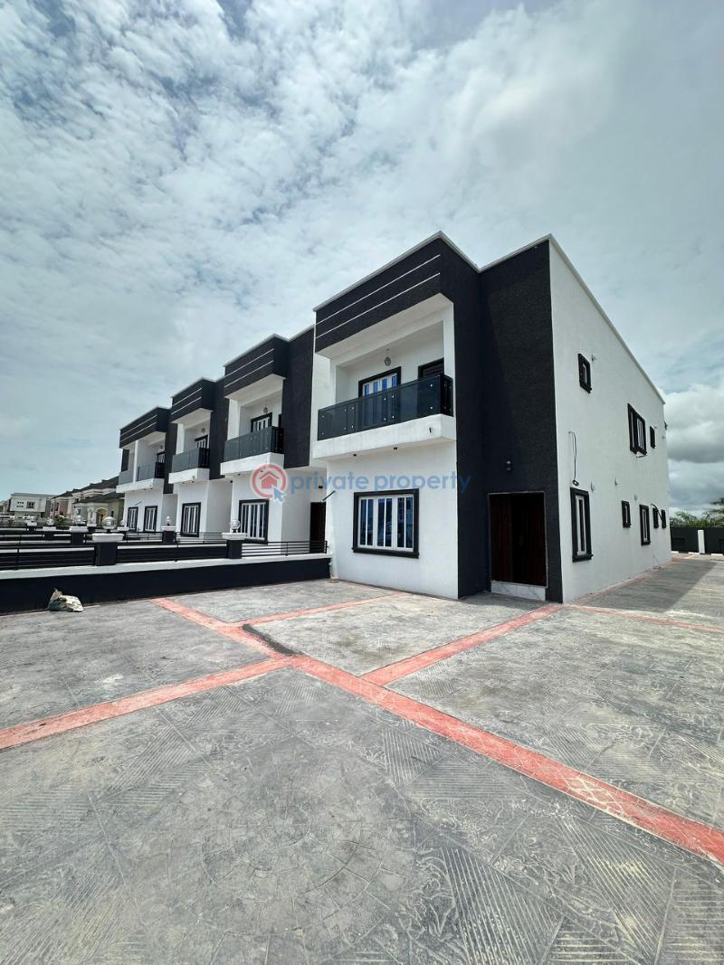 Exquisitely finished 4  bedroom self compound terraced duplex with   bq. - 1 4 bedroom Terraced Duplex For Sale Ibeju-Lekki Lagos - 1