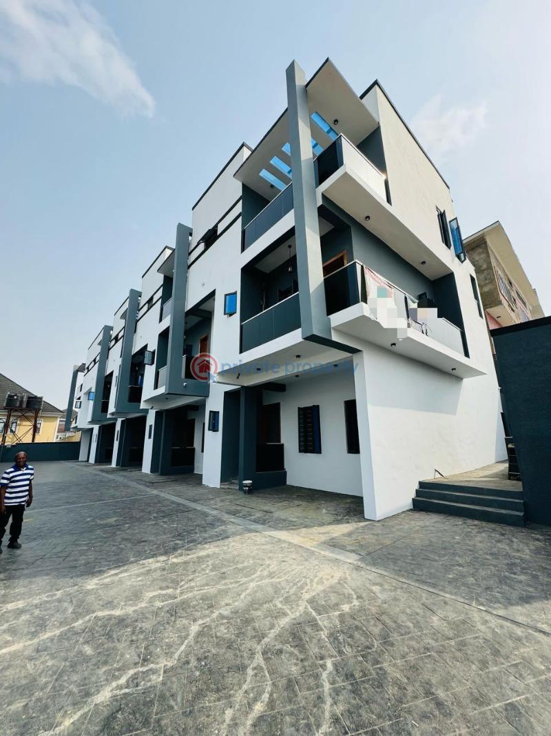 Eye catchy 4 bedroom terrace duplex with bq 4 bedroom Terraced Duplex For Sale Opebi Ikeja Lagos